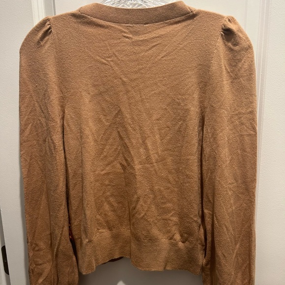 NEW Swetear Goldish/Brown with Sequins on front Size Small Express - Picture 6 of 10